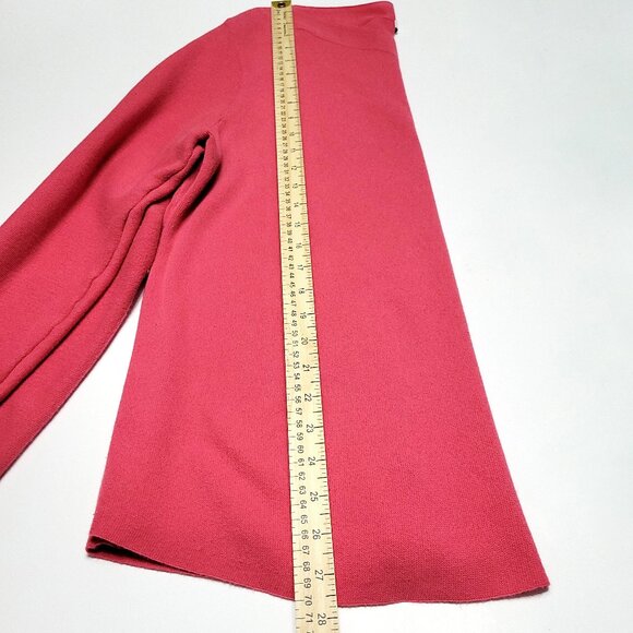 J Jill Womens V-Neck Tunic Sweater Size XL Pink Long Sleeve Lightweight Normcore - Picture 6 of 9